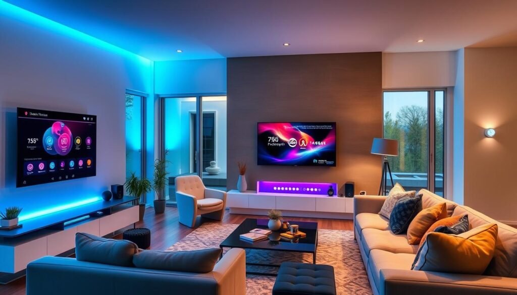 home automation and entertainment technology in living spaces